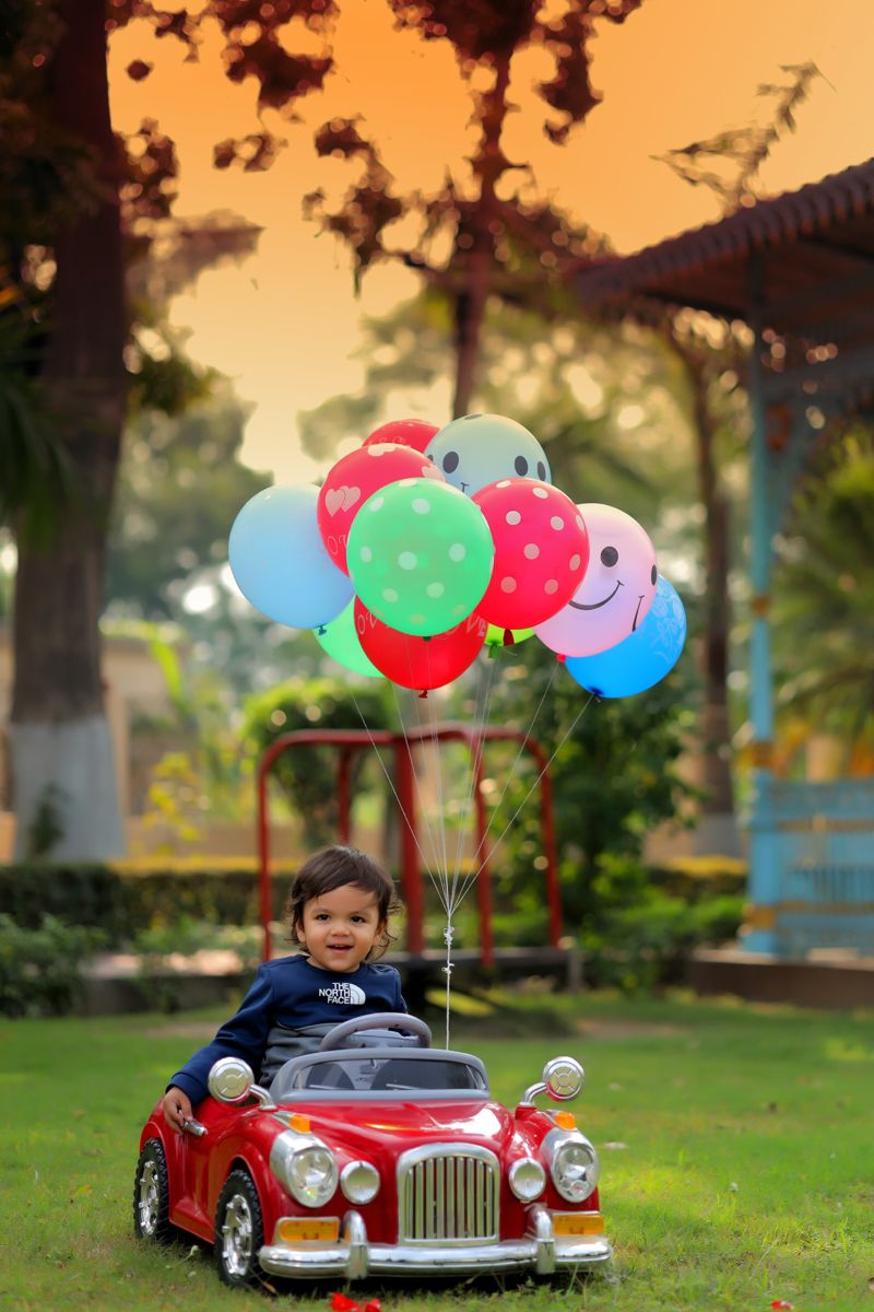 Cute Baby on Car